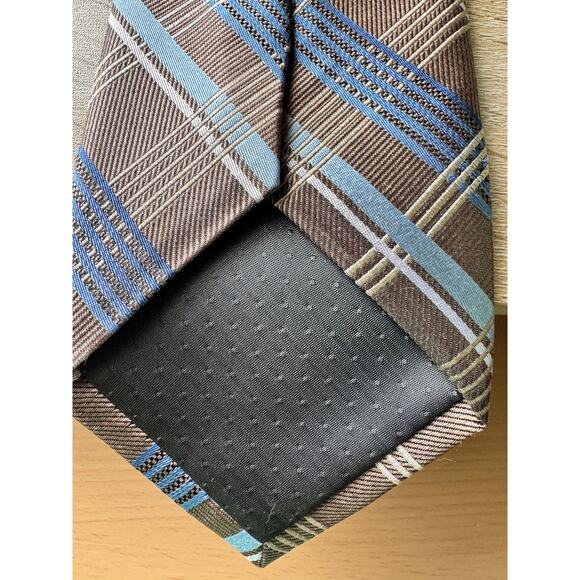 Pronto Uomo Silk Tie Set – Plaid & Geometric Patterns - Picture 7 of 9